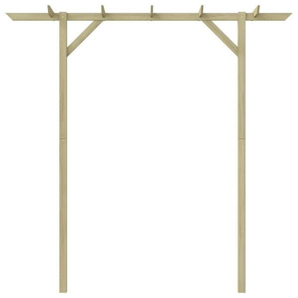 vidaXL Vrtna pergola 205 x 40 x 203 cm drvena