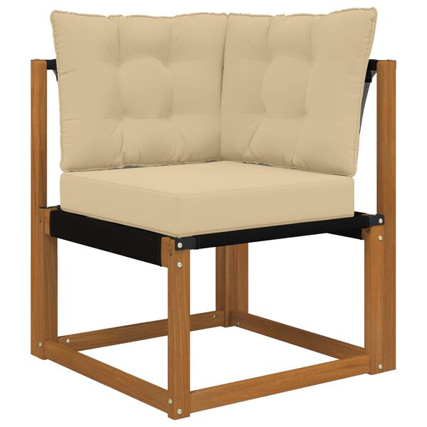 vidaXL Jastuk za vanjsku sofU 3 pcs Bež Poliester