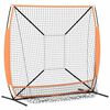 vidaXL Mreža za vježbanje baseballa Ostalo Crna 180 x 59.5 x 152.5 cm