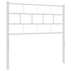 vidaXL Metalno zamjensko uzglavlje bijelo 80 cm