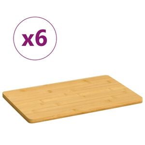 vidaXL Tanjuri za doručak 6 kom 22 x 14 x 0,8 cm od bambusa