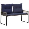 vidaXL Vanjska klupa 2 -Seater 4 kom. 110 x 59 x 82 cm poliratan