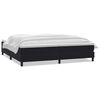 vidaXL Box Spring krevet s madracem crni 200x220 cm samt