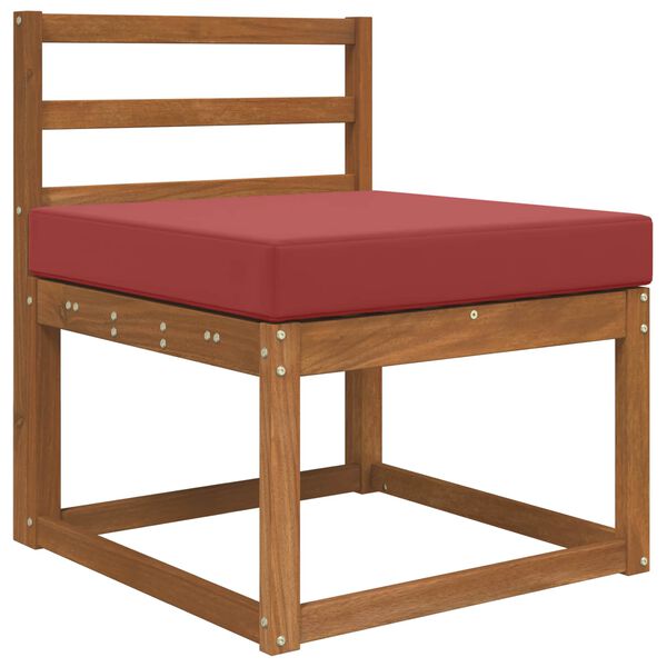 vidaXL Jastuk za vanjsku sofU boja crnog vina 60 x 60 x 8 cm Poliester