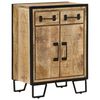 vidaXL Komoda s 2 ladice 53 x 31 x 72 cm masivno drvo manga i željezo