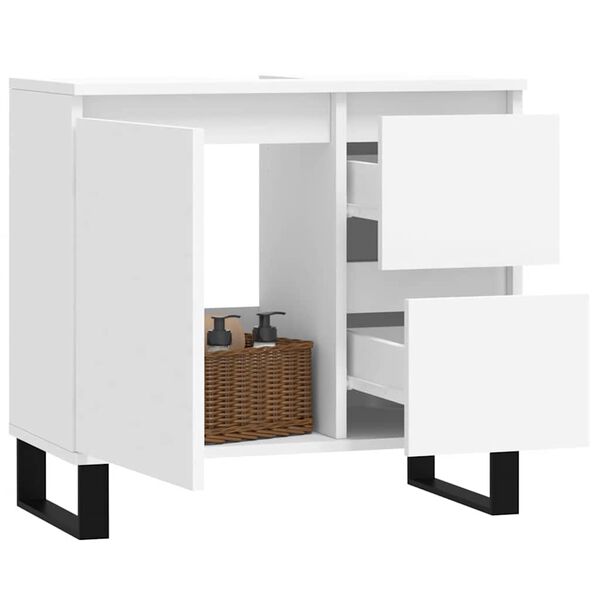 vidaXL Kupaonski ormarić bijeli 65 x 33 x 60 cm od konstruiranog drva