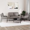 vidaXL Setovi sofa 3 pcs Sivo-smeđa 115 x 56 x 80 cm &Scaron;perploča