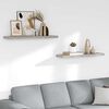 vidaXL Plutajuće zidne police 2 kom boja betona 90x23,5x3,8 cm MDF