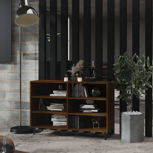 vidaXL Komoda boja smeđeg hrasta 103,5 x 35 x 70 cm konstruirano drvo