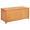 vidaXL Kutija za spremanje 110 x 45 x 45 cm Čvrsto Hrastovo Drvo