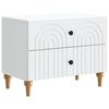 vidaXL Noćni ormar Bijela 62 x 34,5 x 48 cm Konstruirano drvo