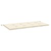 vidaXL Jastuk za vrtnu klupu krem 120 x 50 x 3 cm od tkanine Oxford