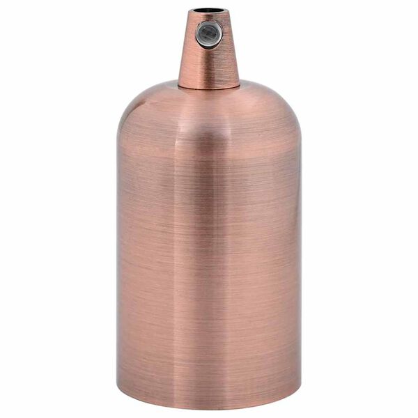 vidaXL Grla za žarulje 2 kom crvena bronca E27