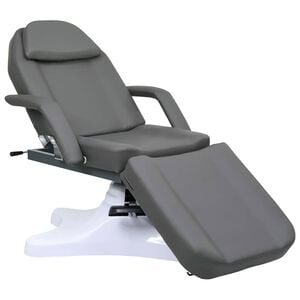 vidaXL Masažni stol sivi 180 x 62 x (86,5 - 118) cm