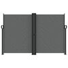 vidaXL Uvlačiva bočna tenda 160 x 600 cm antracit