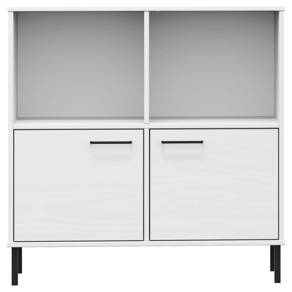 vidaXL Regal za knjige bijeli 90x35x90,5 cm drveni OSLO