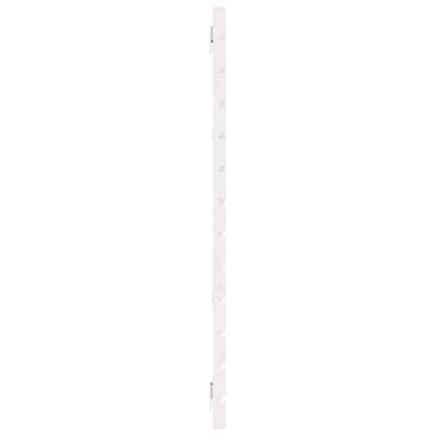 vidaXL Zidno uzglavlje bijelo 206x3x91,5 cm od masivne borovine