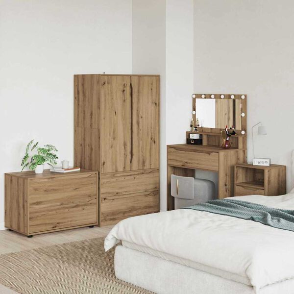 vidaXL Ormarić za pohranu Umjetnički hrast 80 x 48 x 57 cm