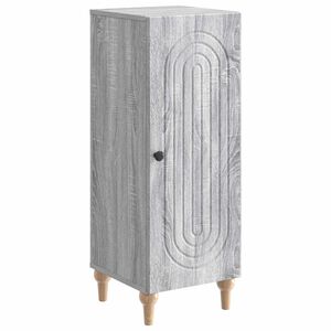 vidaXL Kreveta Siva sonoma 33 x 34,5 x 90 cm Konstruirano drvo