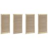 vidaXL Ormarna vrata s vratima 4 kom. Prirodna 110 x 2,1 x 59,5 cm