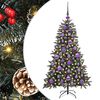 vidaXL Umjetno božićno drvce Zelena 120 cm PVC, Plastika i Čelik
