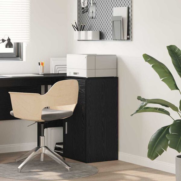 vidaXL Kreveta s ladicama Crni hrast 38 x 34 x 75 cm