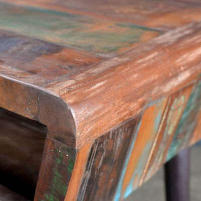 Radni stol od obnovljenog drva sa željeznim nogama