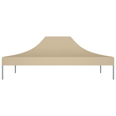 vidaXL Krov za šator za zabave 4 x 3 m bež 270 g/m²