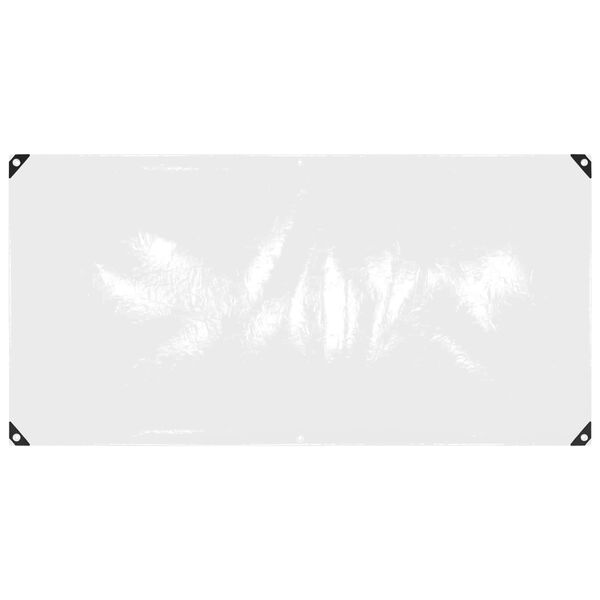 vidaXL Cerada s rupama *Transparent*an 1 x 2 m Polietilen