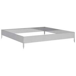 vidaXL Povi&scaron;ena vrtna gredica 100 x 100 x 18,5 cm pocinčani čelik