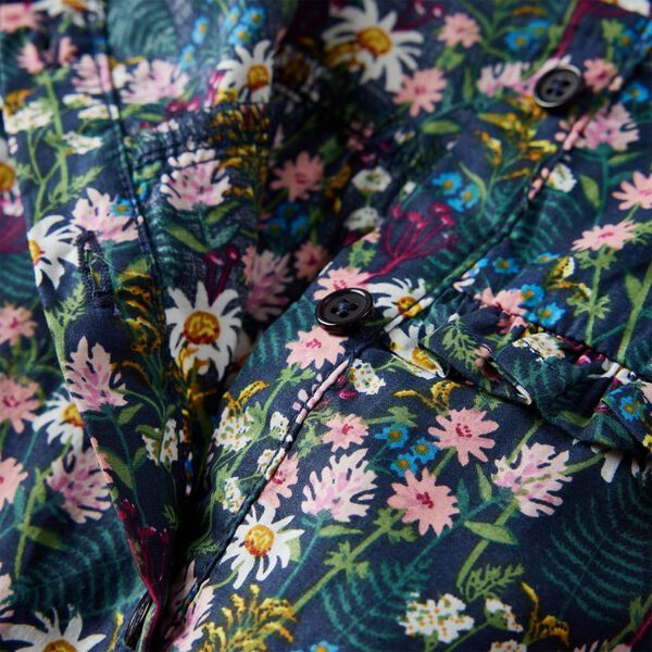 Dječja haljina s dugim rukavima tamnoplava 92