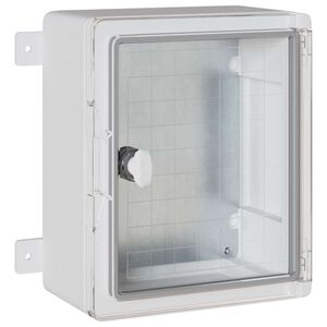 vidaXL Upravljački ormar Siva 32 x 13 x 30 cm ABS plastika