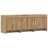 vidaXL TV ormar 130 x 33 x 47 cm Hrast artisan Konstruirano drvo
