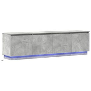 vidaXL TV ormar Betonski sivi 180 x 38 x 49 cm Konstruirano drvo