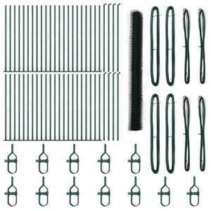 vidaXL Stup za ogradu Zelena