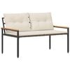 vidaXL Vanjska klupa 2 -Seater 116 x 67,5 x 72 cm poliratan