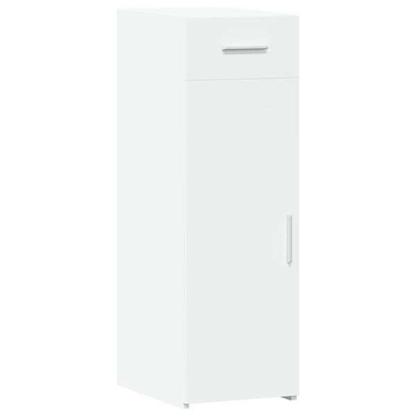 vidaXL Komoda bijela 30 x 42,5 x 93 cm od konstruiranog drva