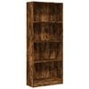 vidaXL Regal za knjige boja hrasta 60x24x143 cm konstruirano drvo