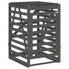 vidaXL Spremi&scaron;te za kantu za smeće sivo 84x90x128,5 cm od borovine