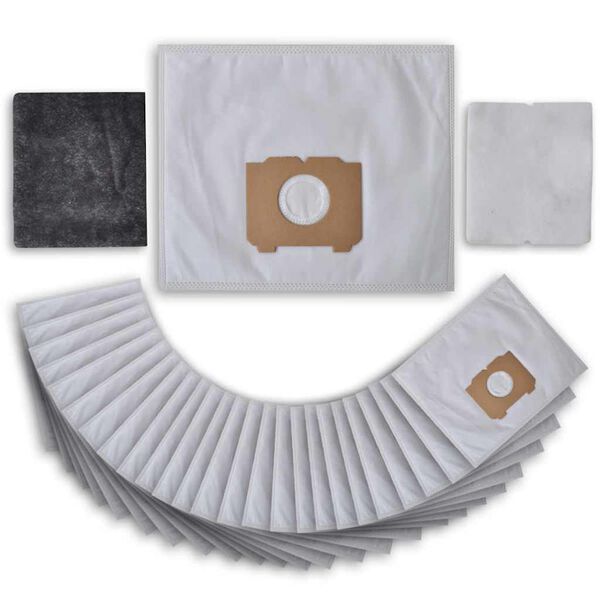 vidaXL 25 kom vrećica za usisavač s filterima za AEG, Progress, Tornado