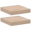 vidaXL Plutajuće police 2 kom 23 x 23,5 x 4 cm od konstruiranog drva