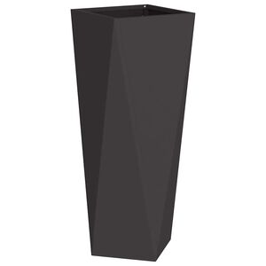vidaXL Sadilica Crna 30 x 30 x 75 cm Čelik