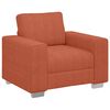 vidaXL Sofa fotelja crveno narančasta 100x77x82 cm korduro tkanina