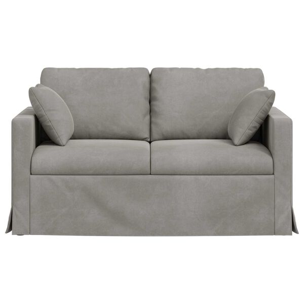 vidaXL Sofa Svijetlo siva