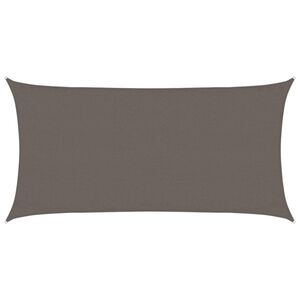 vidaXL Jedro za za&scaron;titu od sunca 160 g/m&sup2; antracit 3 x 6 m HDPE