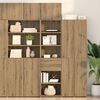 vidaXL Highboard Umjetnički hrast 50 x 42,5 x 185 cm Konstruirano drvo