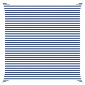 vidaXL Jedro za sunce Plava i bijela 5 x 5 m 100% poliester Oxford