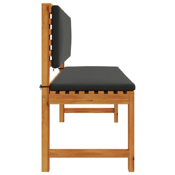 vidaXL Vrtna klupa Smeđa 100 x 50 x 91cm Čvrsto drvo akacije