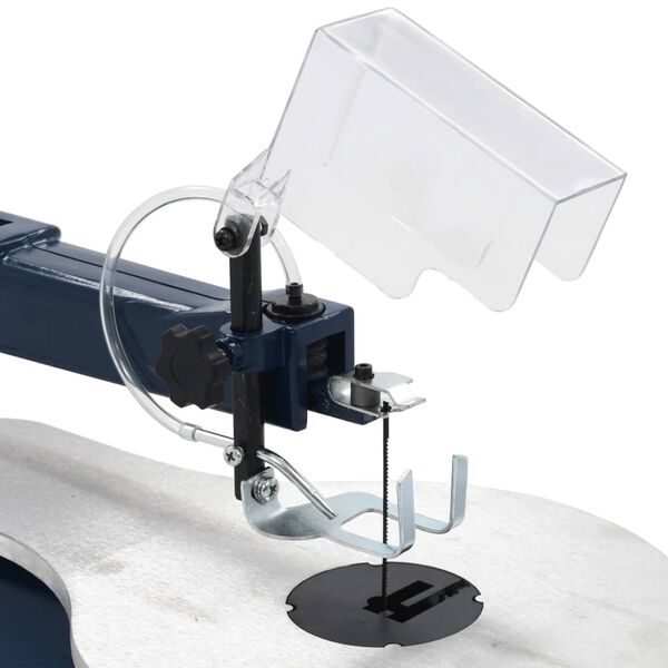 vidaXL Električna pila za rezbarenje s papučicom i LED svjetlom 125 W