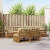 vidaXL Set vanjskih sofa s jastukom 7 pcs Prirodna i bež